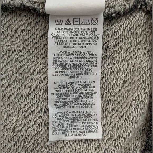 J. Crew 💎 Beloved Bejeweled Sweatshirt, Black Label, Raglan Sleeve, SZ L - Picture 11 of 14